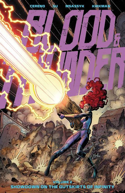 BLOOD & THUNDER TP VOL 02 SHOWDOWN ON THE OUTSKIRTS DIRECT MARKET EXCLUSIVE ARTHUR ADAMS & MSASSYK CVR (PRE-ORDER: 05/13/2026)