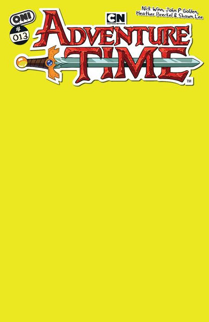 ADVENTURE TIME (2025) #13 CVR C MAGIC MAN YELLOW BLANK SKETCH VAR (PRE-ORDER: 05/20/2026)