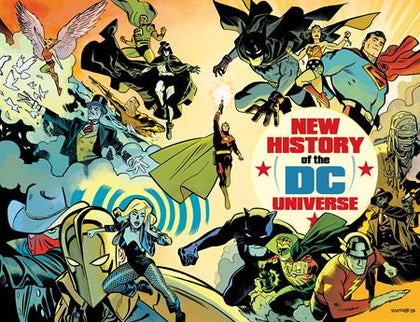 NEW HISTORY OF THE DC UNIVERSE #1 (OF 4) CVR A CHRIS SAMNEE WRAPAROUND (PRE-ORDER: 06/25/2025)