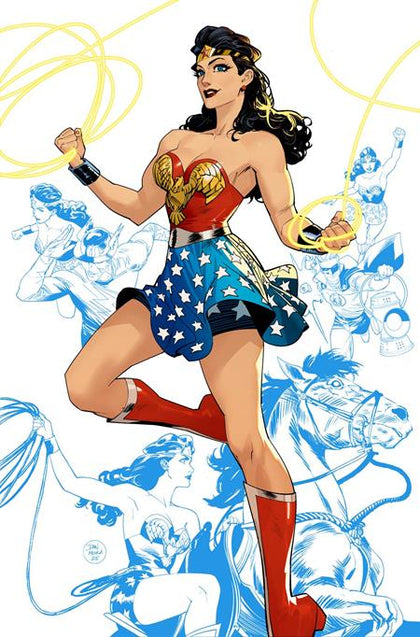 NEW HISTORY OF THE DC UNIVERSE #1 (OF 4) CVR B DAN MORA CARD STOCK VAR (PRE-ORDER: 06/25/2025)