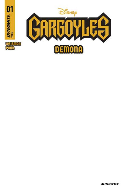 GARGOYLES DEMONA #1 CVR I BLANK AUTHENTIX VAR (PRE-ORDER: 07/09/2025)