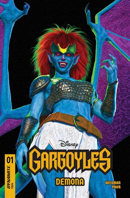 GARGOYLES DEMONA #1 CVR S MARK SPEARS BLACK BKGR FOC BONUS VAR (PRE-ORDER: 07/09/2025)