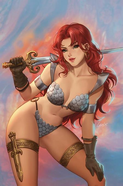 RED SONJA NOIR #1 (ONE SHOT) CVR E LESLEY LI METAL PREMIUM VAR (PRE-ORDER: 07/16/2025)