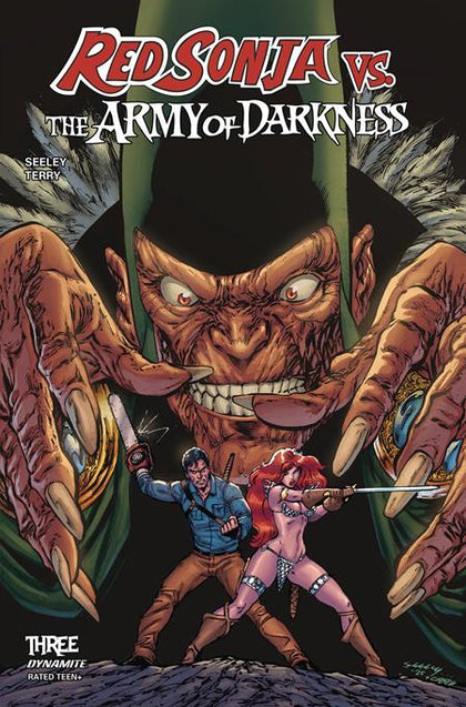 RED SONJA VS THE ARMY OF DARKNESS #3 CVR B TIM SEELEY VAR (PRE-ORDER: 07/09/2025)