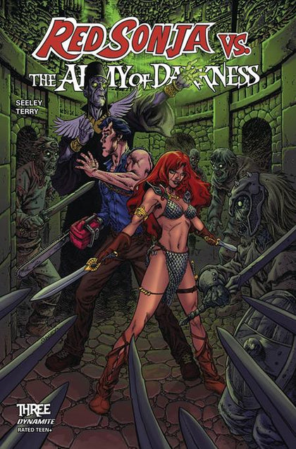 RED SONJA VS THE ARMY OF DARKNESS #3 CVR C TOM RANEY VAR (PRE-ORDER: 07/09/2025)