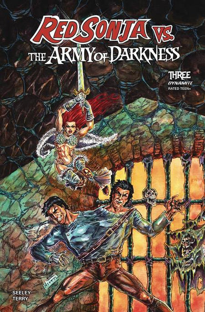 RED SONJA VS THE ARMY OF DARKNESS #3 CVR D NIKKOL JELENIC VAR (PRE-ORDER: 07/09/2025)