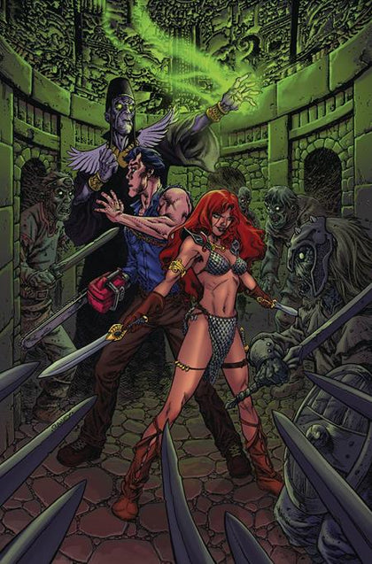 RED SONJA VS THE ARMY OF DARKNESS #3 CVR F TOM RANEY LTD VIRGIN VAR (PRE-ORDER: 07/09/2025)