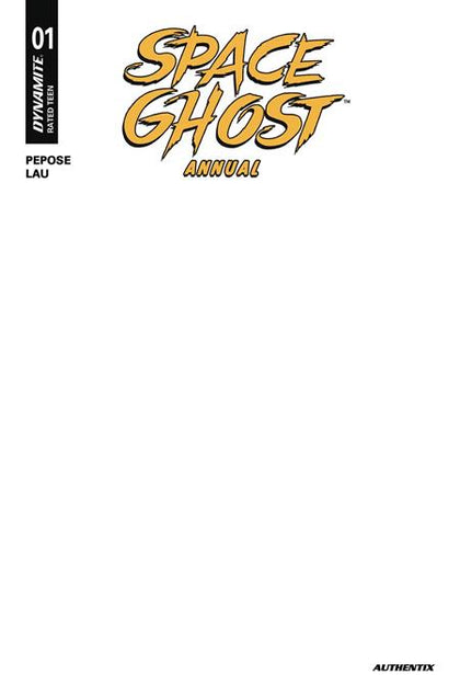 SPACE GHOST ANNUAL #1 (ONE SHOT) CVR E BLANK AUTHENTIX VAR (PRE-ORDER: 07/16/2025)