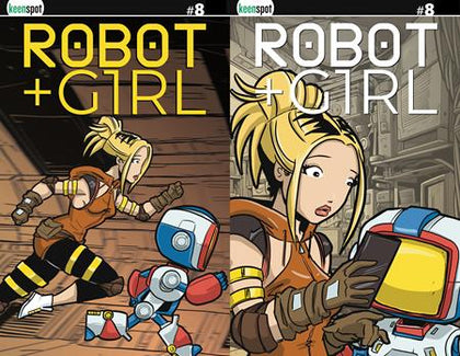 ROBOT + GIRL #8 CVR C MIKE WHITE HOLOFOIL FLIP COVER VAR (PRE-ORDER: 06/18/2025)