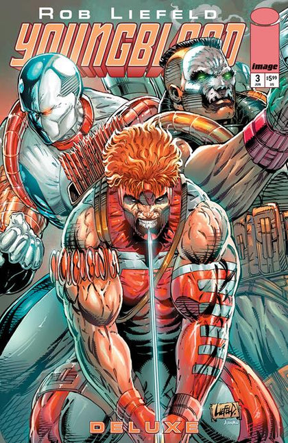YOUNGBLOOD DELUXE #3 CVR B ROB LIEFELD FOIL VAR (PRE-ORDER: 06/18/2025)