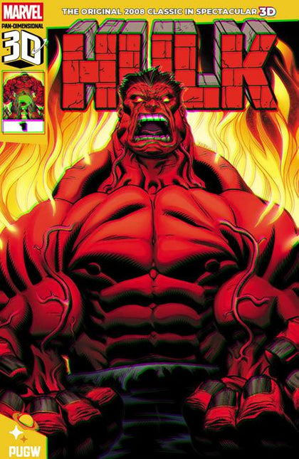 RED HULK (2008) #1 PAN DIMENSIONAL 3D EDITION (PRE-ORDER: 06/18/2025)