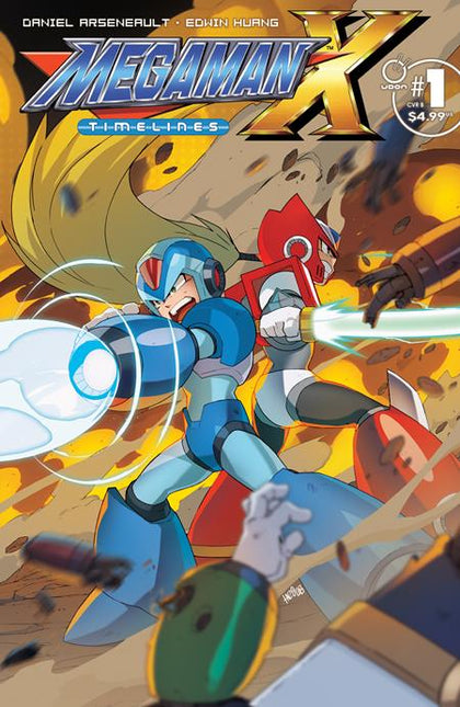 MEGA MAN X TIMELINES #1 (ONE SHOT) CVR B HANZO STEINBACH VAR (PRE-ORDER: 06/18/2025)