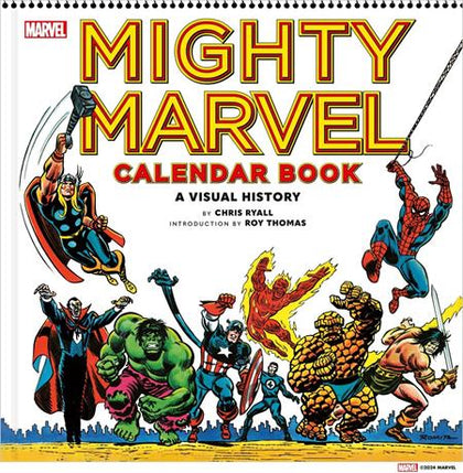 MIGHTY MARVEL CALENDAR BOOK HC A VISUAL HISTORY Previously Offered thru Other Distributors (PRE-ORDER: 06/03/2026)