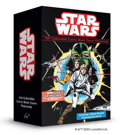 STAR WARS 100 COLLECTIBLE COMIC BOOK COVER POSTCARDS (PRE-ORDER: 06/03/2026)
