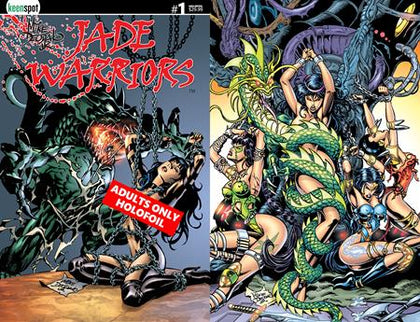 JADE WARRIORS #1 CVR D MIKE DEODATO ADULTS ONLY HOLOFOIL FLIP VAR (PRE-ORDER: 06/10/2026)