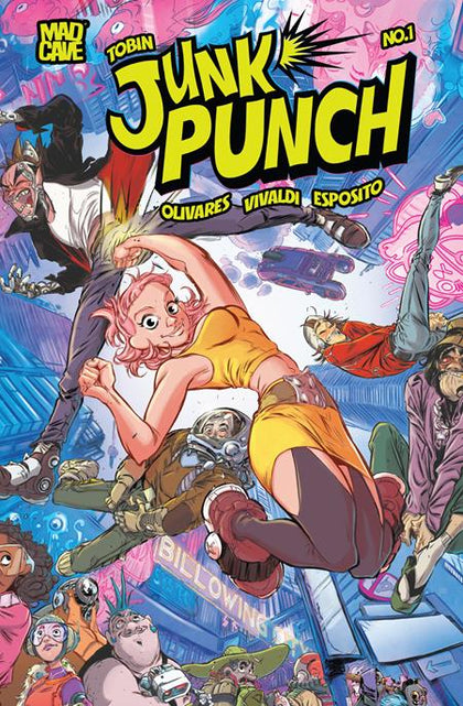 JUNK PUNCH #1 (OF 5) CVR E CARLOS JAVIER OLIVARES FOIL VAR (PRE-ORDER: 06/03/2026)