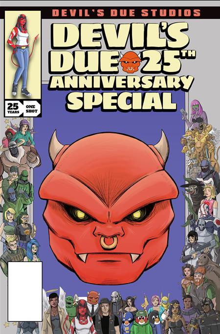 DEVILS DUE 25TH ANNIVERSARY SPECIAL #1 (ONE SHOT) CVR A JOSH BLAYLOCK RETRO HOMAGE