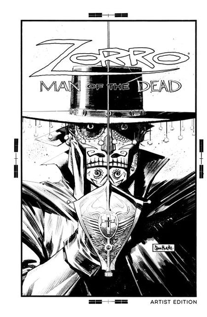 ZORRO HC VOL 01 MAN OF THE DEAD ARTIST EDITION B&W (Allocations May Occur) (PRE-ORDER: 06/17/2026)