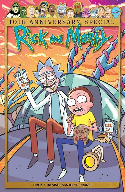 Rick And Morty 10th Anniversary Special #1 (One Shot) CVR A Marc Ellerby Wraparound