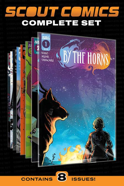 By The Horns TP Vol 1 Collectors Pack Complete Set # (Jason Muhr Cover) (PRE-ORDER: 10/2/2024)