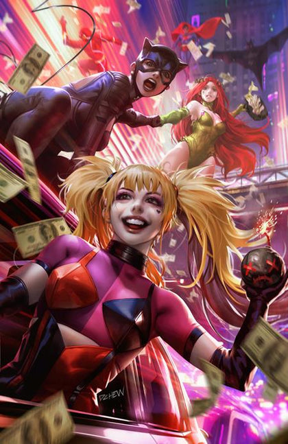 JUSTICE LEAGUE UNLIMITED #9 CVR E DERRICK CHEW GOTHAM CITY SIRENS CARD STOCK VAR (WE ARE YESTERDAY) (PRE-ORDER: 07/23/2025)