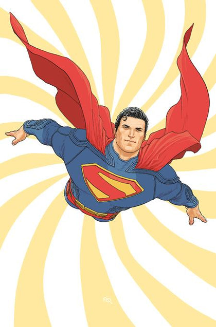 JUSTICE LEAGUE UNLIMITED #9 CVR F FRANK QUITELY SUPERMAN MOVIE CARD STOCK VAR (WE ARE YESTERDAY) (PRE-ORDER: 07/23/2025)