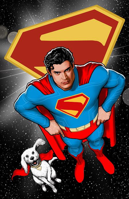 BATMAN SUPERMAN WORLDS FINEST #41 CVR D KEVIN MAGUIRE SUPERMAN MOVIE CARD STOCK VAR (PRE-ORDER: 07/16/2025)