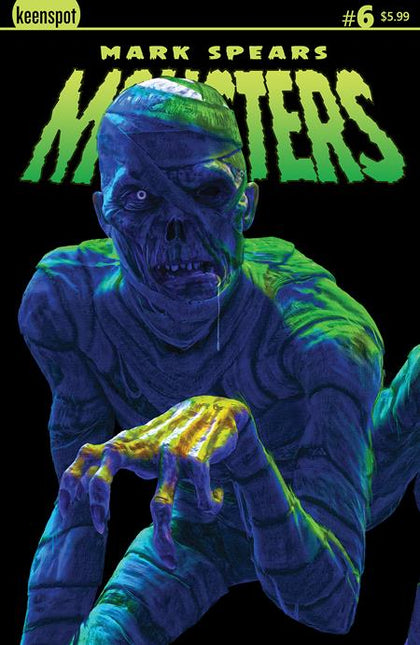 MARK SPEARS MONSTERS #6 CVR B MARK SPEARS THE CURSED MUMMY VAR (PRE-ORDER: 07/30/2025)
