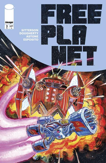 FREE PLANET #3 CVR A JED DOUGHERTY (PRE-ORDER: 07/09/2025)