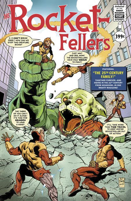 ROCKETFELLERS #7 CVR D RAMON BACHS FANTASTIC FOUR HOMAGE VAR (PRE-ORDER: 07/16/2025)