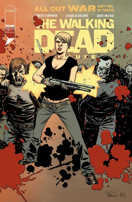 WALKING DEAD DELUXE #116 CVR B CHARLIE ADLARD & DAVE MCCAIG VAR (PRE-ORDER: 07/02/2025)