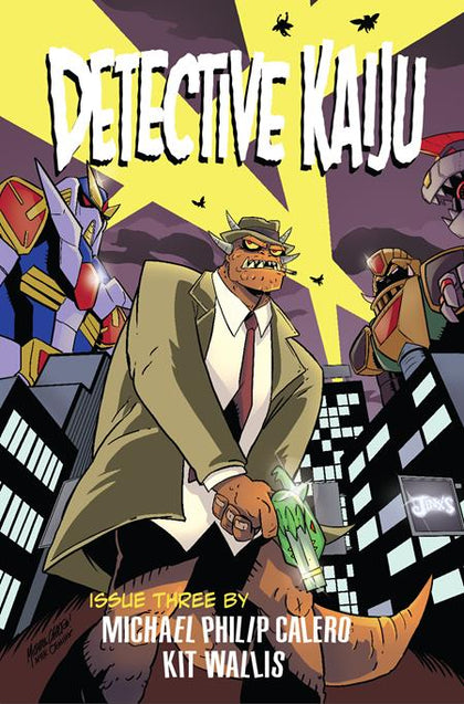 DETECTIVE KAIJU #3 (OF 4) CVR B MICHAEL CALERO NOIR HOMAGE VAR (PRE-ORDER: 07/30/2025)