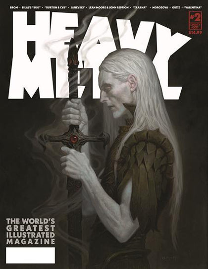 HEAVY METAL MAGAZINE #2 CVR A BROM (PRE-ORDER: 07/30/2025)