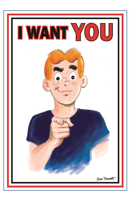 ARCHIE COMICS CELEBRATES AMERICAS 250TH (ONE SHOT) CVR C DAN PARENT UNCLE SAM POSTER ART VAR (PRE-ORDER: 07/01/2026)