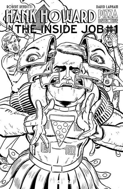 HANK HOWARD, PIZZA DETECTIVE THE INSIDE JOB #1 (ONE SHOT) CVR C DAVID LAPHAM VERHOEVEN HOMAGE VAR (PRE-ORDER: 07/01/2026)