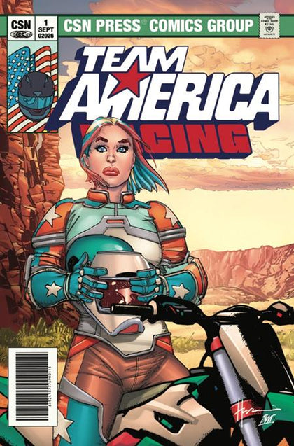TEAM AMERICA RACING FULL THROTTLE EDITION #1 (ONE SHOT) CVR A HOWARD CHAYKIN (PRE-ORDER: 07/01/2026)