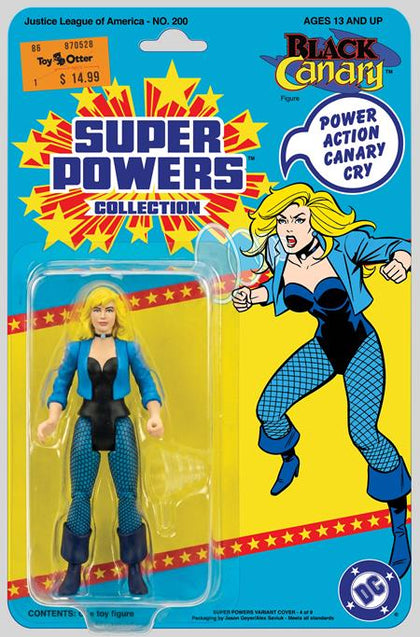 JUSTICE LEAGUE OF AMERICA #200 FACSIMILE EDITION CVR B JASON GEYER & ALEX SAVIUK BLACK CANARY SUPER POWERS ACTION FIGURE VAR (PRE-ORDER: 07/22/2026)