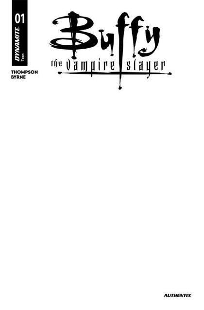 BUFFY THE VAMPIRE SLAYER #1 CVR H BLANK AUTHENTIX VAR (PRE-ORDER: 07/22/2026)
