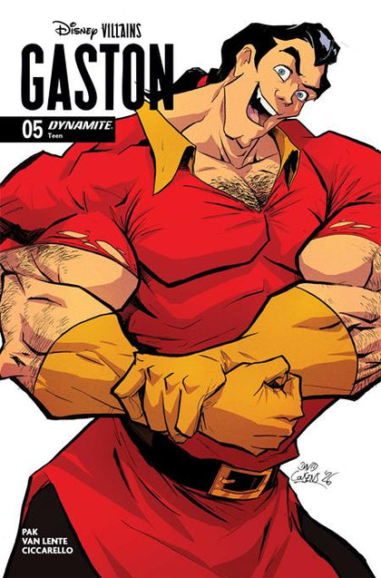 DISNEY VILLAINS GASTON #5 CVR D DAVID COUSENS VAR (PRE-ORDER: 07/08/2026)