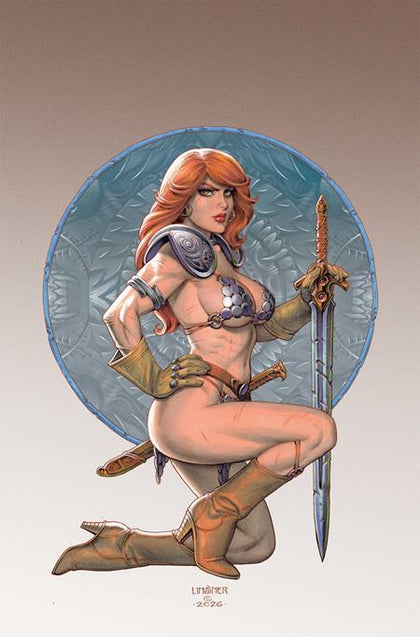 RED SONJA SHE DEVIL WITH A SWORD #3 CVR G JOSEPH MICHAEL LINSNER LTD VIRGIN VAR (PRE-ORDER: 07/08/2026)