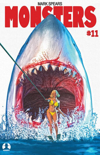 MARK SPEARS MONSTERS #11 CVR C MARK SPEARS SHARK WEEK JAWS 2 HOMAGE VAR (PRE-ORDER: 07/01/2026)