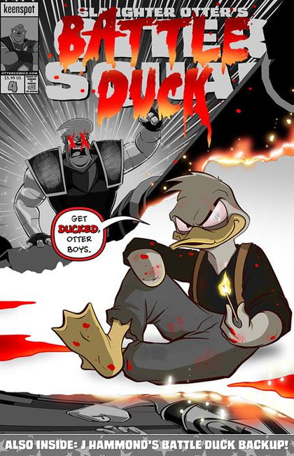 OTTER SQUAD #4 CVR B J HAMMOND GET DUCKED VAR (PRE-ORDER: 07/22/2026)