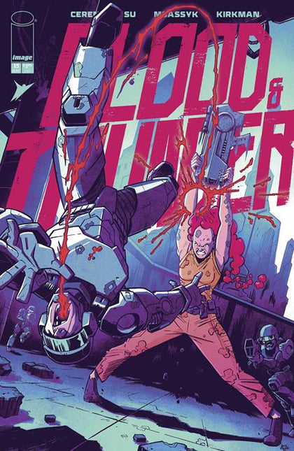 BLOOD & THUNDER #15 CVR B NICK ROCHE & JOSH BURCHAM VAR (PRE-ORDER: 07/08/2026)