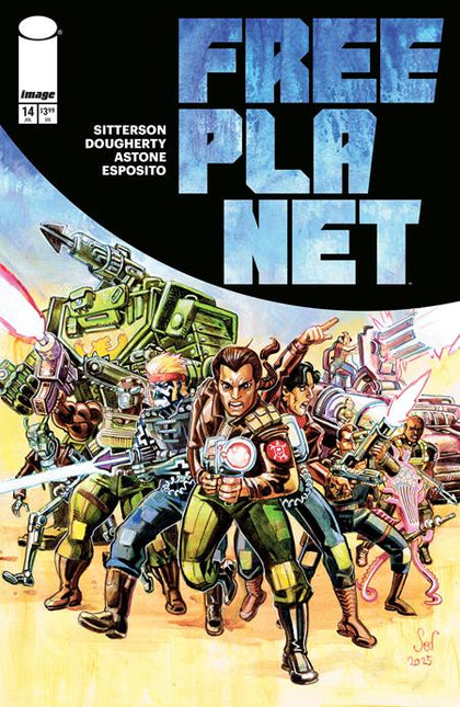 FREE PLANET #14 CVR A JED DOUGHERTY (PRE-ORDER: 07/08/2026)