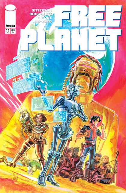 FREE PLANET #14 CVR B JED DOUGHERTY VAR (PRE-ORDER: 07/08/2026)