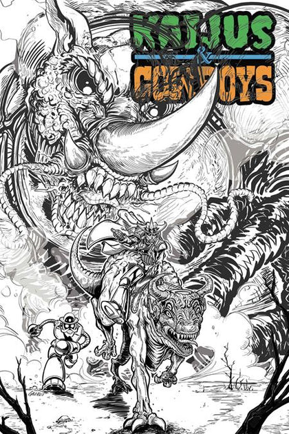 KAIJUS & COWBOYS #1 (OF 12) CVR C GAZ GRETSKY GAZBOT VAR (PRE-ORDER: 07/15/2026)
