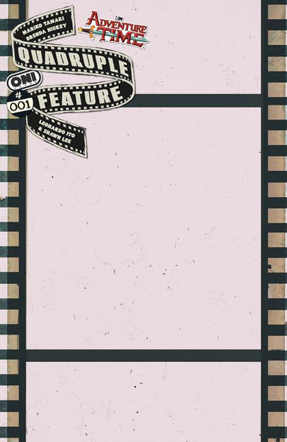 ADVENTURE TIME QUADRUPLE FEATURE #1 (OF 4) CVR C CELLULOID BLANK SKETCH VAR (PRE-ORDER: 07/01/2026)