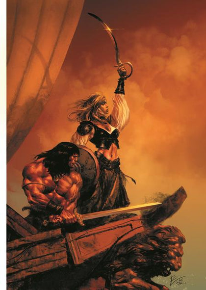 CONAN THE BARBARIAN #33 CVR G ROBERTO DE LA TORRE VIRGIN CARDSTOCK VAR (PRE-ORDER: 07/29/2026)