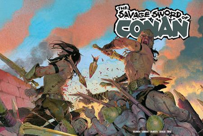 SAVAGE SWORD OF CONAN #15 CVR D ESAD RIBIC WRAPAROUND CARDSTOCK VAR (PRE-ORDER: 07/15/2026)