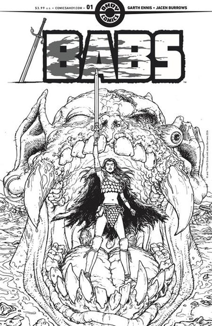 Babs #1 (of 6) CVR D Incentive Chris Burnham Line Art VAR